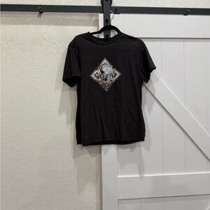 Vans Black Tee with Skull Graphic